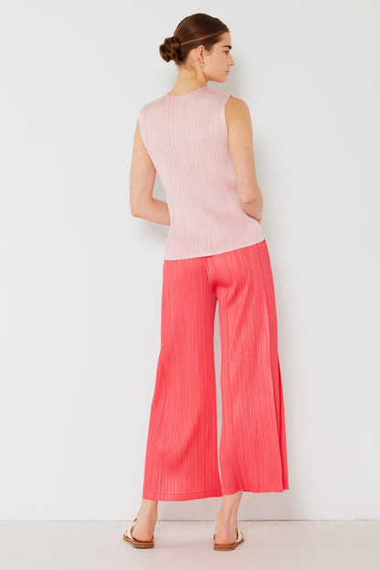 Marina West Swim Pleated Wide-Leg Pants with Side Pleat Detail